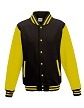 varsity jacket black-yellow